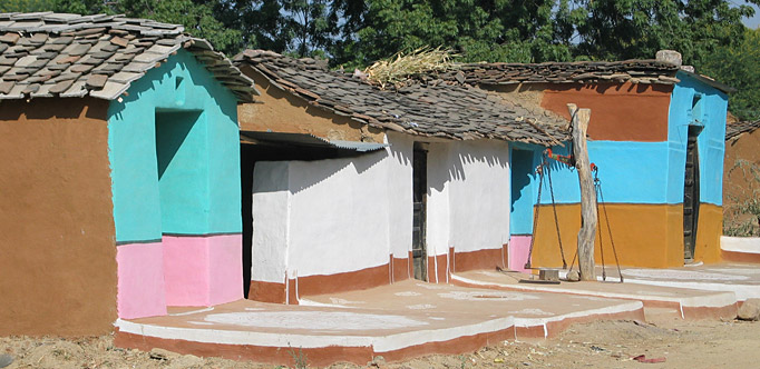 Village rural au Rajasthan